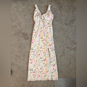 Abercrombie Pink and Cream Floral Dress